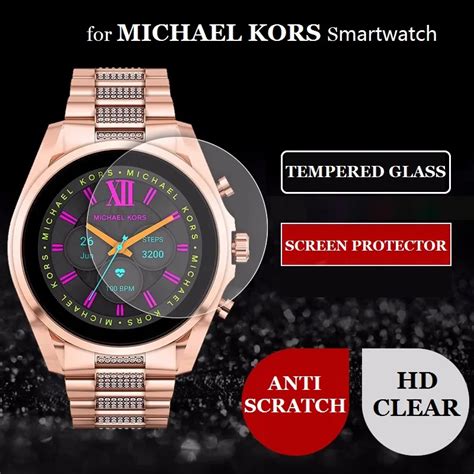 scratched glass on michael kors bradshaw|Screen Protector for Michael Kors Gen 6 Bradshaw Smartwatch .